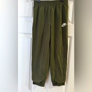 Kids Olive green Nike sweats